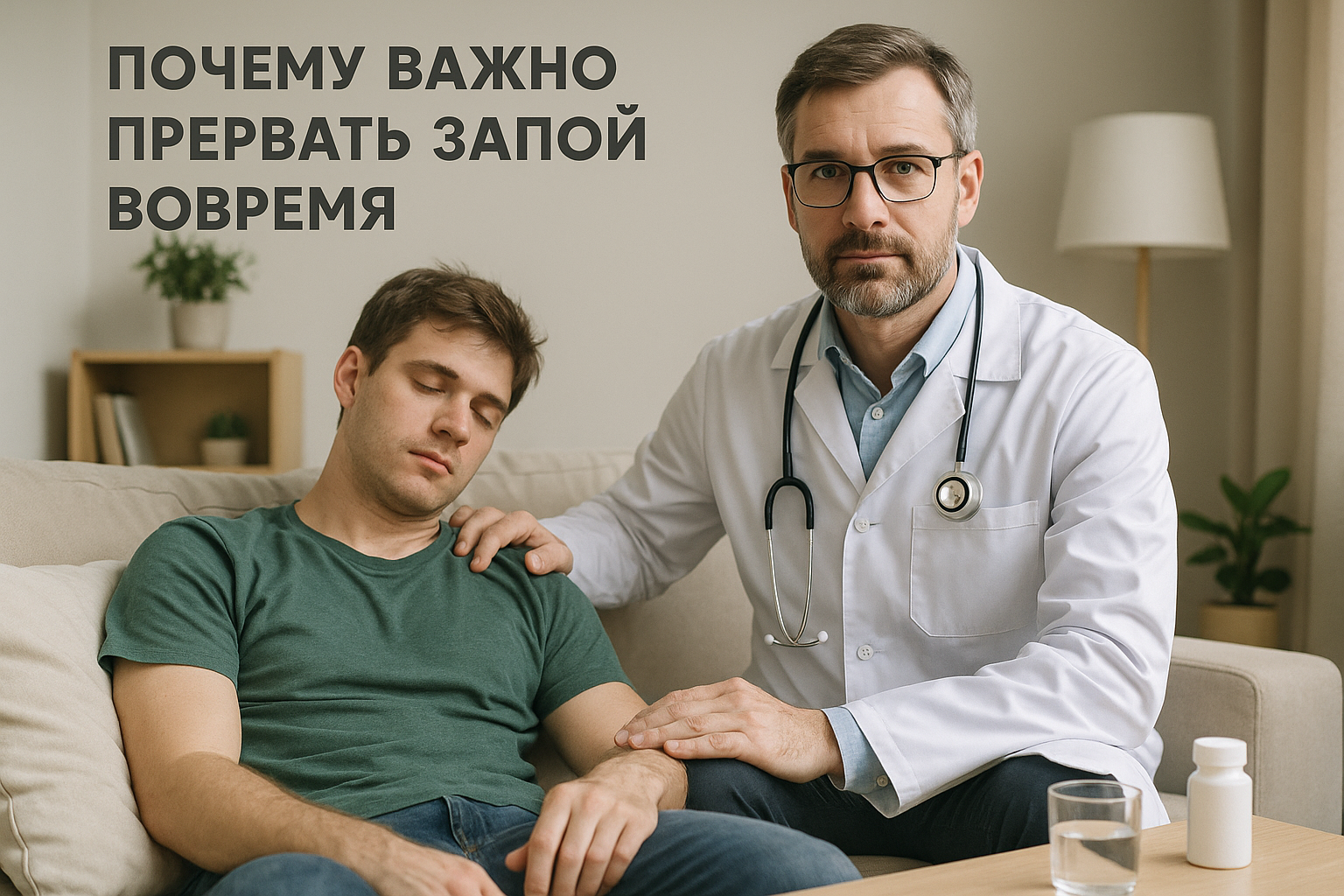 Почему важно своевременно прерывать запойное состояние